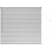 vidaXL Venezianische Jalousien Silber 130 x 150 cm Aluminium