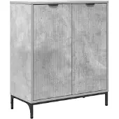 vidaXL Sideboard Beton Grau 69,5 x 33 x 82 cm Holzwerkstoff