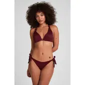 Hunkemoller Hoher Taille Shaping Bikinihose Aruba Lila