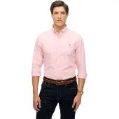 Superdry für Herren. M4011037A Klassisches Oxford L/S Hemd rosa (XL), Baumwolle, Langarm