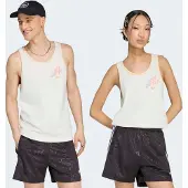 Adidas Originals Tanktop "PRIDE GFX TANK" für Erwachsene, mit Rundhalsausschnitt, ohne Verschluss, aus Baumwolle