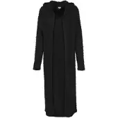Urban Classics Cardigan "Damen Ladies Hooded Feather Cardigan" 1 Stk.