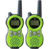 Haba Terra Kids Walkie-Talkie – 5 km Reichweite, 8 Kanäle, 446 MHz, LED-Lampe, Abnehmbarer Gürtelclip, ladbar mit USB-Kabel – 2011895001
