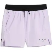 Puma x HYROX PWRMODE 5" Shorts Lila Grün, Größe XL