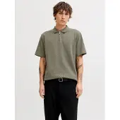 Jack & Jones Jprblaethan Ss Zip Polo Sn