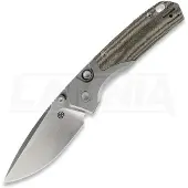 Vosteed Psyop 299 - Satin - Micarta Taschenmesser, grün