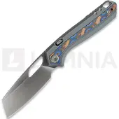 Vosteed Kroc 329 - Satin - Aluminum & Ocean Micarta Taschenmesser