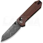 CIVIVI Yonder Damascus (Jagged) Taschenmesser, Guibourtia