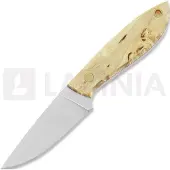 Brisa Bobtail 80 Messer, curly birch, flat, leather