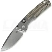 Vosteed Psyop 299 - Stonewash - Micarta Taschenmesser, grün