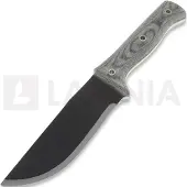 Condor Crotalus CTK257-5.5HC Powdercoated 1075, Green Micarta, Fahrtenmesser