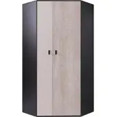 Masseno Drehtürenschrank ISEO 90/190/90cm 2-türig Eichefarben
