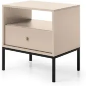 Masseno NACHTTISCH MONDO 53,6/56,2/39 cm Beige