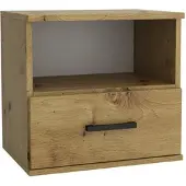 Masseno NACHTTISCH NOCTA 48/50/35 cm Eiche Artisan
