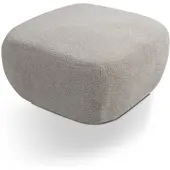 Masseno POLSTERHOCKER AMICO Modern Sitzhocker, Fußhocker Grau