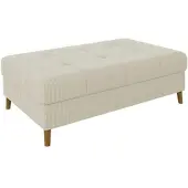S-Style Möbel HOCKER Alma Beige Cord