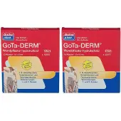 Gothaplast Gota-Derm thin hydrokoll.Wundpfl.steril 5x10 cm x2 2x10 St Pflaster
