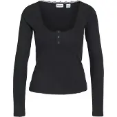 Noisy May Oberteil mit langen Ärmeln in Black1 | Gr.: XS