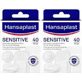 Hansaplast Sensitive Pflast.hypoallergen Strips x2 2x40 St Pflaster