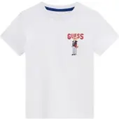 GUESS T-Shirt N6YI23 3K3879 Weiß Regular Fit