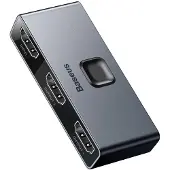 Baseus Matrix HDMI 4K HD Splitter, Kabelsplitter, Grau, Weiblich, 1 Stück(e), HDMI