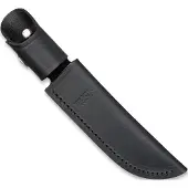 Buck Belt Sheath Black Leather
