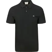 Gant Shield Piqué Poloshirt Schwarz