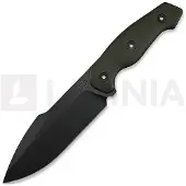 Kunwu Knives Stiffy G. - Teflon - Micarta Messer, olivgrün
