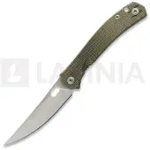 GiantMouse ACE Bleecker Taschenmesser, Green Canvas Micarta