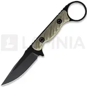 Toor Jank Shank S Messer, Ranger Green G-10, Black Gun-Kote