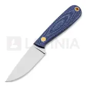 Brisa Necker 70 Halsmesser, Flat, blue jeans micarta, kydex