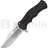 Cold Steel Crawford Model 1 Linerlock Taschenmesser, schwarz