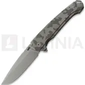 MK Knives & Tools Ingeni MT Camo Taschenmesser, Grey/Shadow Brown Titanium