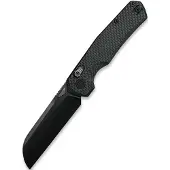 Kunwu Knives Chad - DLC - Carbon Fiber Taschenmesser, schwarz