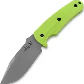 Puppy K&T Mini Tactical Puppy Messer, Green handle, Plain edge