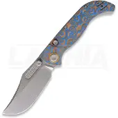 Vosteed Naga - Stonewash - Ocean Micarta Taschenmesser, blau
