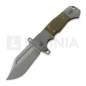 Andre de Villiers Badlands 2 Stonewash Taschenmesser, Custom