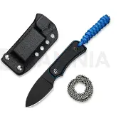 CIVIVI Fixed Blade Baby Banter, Black/Blue G-10, Black SW