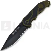Smith & Wesson Linerlock A/O Green/Black Taschenmesser