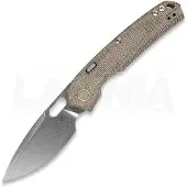 Vosteed Psyop 332 - Stonewash - Micarta Taschenmesser, grün