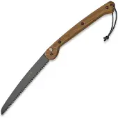Woxna Hälsing 250 mm + Alfta Leather sheath Säge, schwarz
