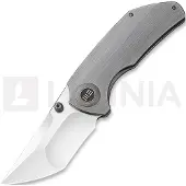 We Knife Thug Taschenmesser, satin, grau