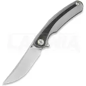 Bestech Sambac - Stonewash + Satin - Titanium + Marble CF Taschenmesser