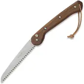 Woxna Ljusnan 180 mm + Alfta leather sheath Säge, cognac