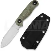 Kizer Cutlery Drop Bear Fix 3 14C28N Messer, Green Micarta, Stonewash
