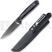 RealSteel Dex Apex, Black G-10 & Damast Carbon Fiber, DLC