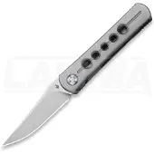 Kizer Cutlery Feist 2 X Series Clip Point Taschenmesser, Gray Titanium, Stonewash