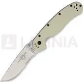 Ontario RAT-1 Taschenmesser, desert tan/satin, Wellenschliff