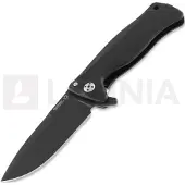 Lionsteel SR-11 Aluminum Chemical Black Taschenmesser, schwarz
