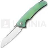 Bestech Texel - Grey + Satin - G10 Taschenmesser, jade